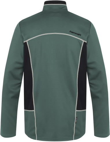 Men's ski sweatshirt TREYVON dark forest