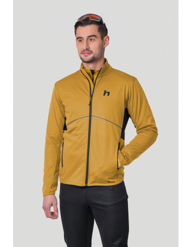 Men's mountain jacket NORDIC golden yellow / anthracite