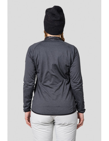 Ladies active sweatshirt ELSA anthracite / dark gray mel