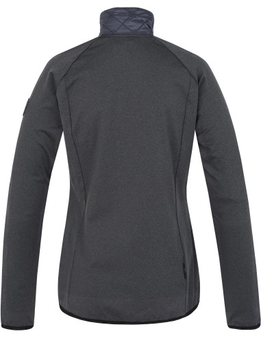 Ladies active sweatshirt ELSA graphite / dark gray mel