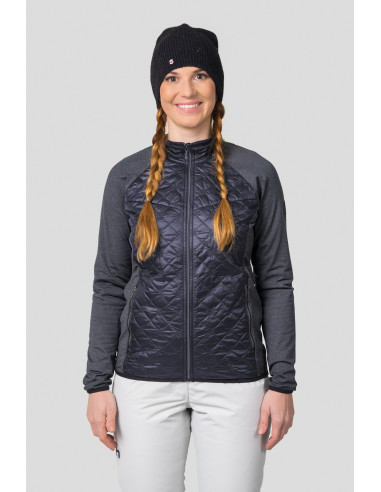 Ladies active sweatshirt ELSA graphite / dark gray mel