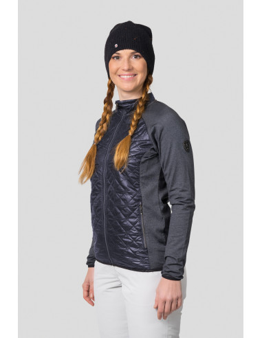 Ladies active sweatshirt ELSA graphite / dark gray mel