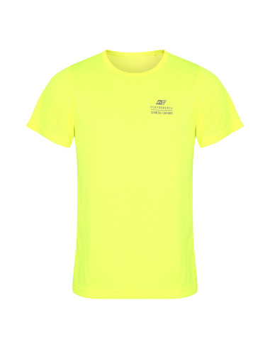 Men's t-shirt CLUN neon safety yellow