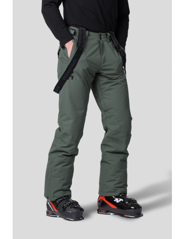 Men's ski pants SLATER dark forest