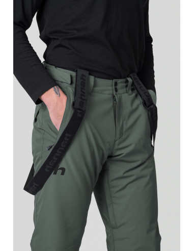 Men's ski pants SLATER dark forest