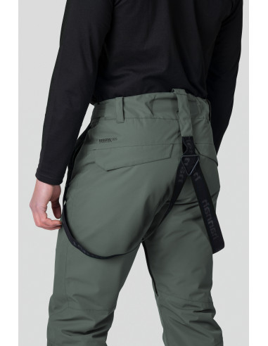 Men's ski pants SLATER dark forest