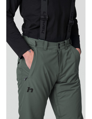 Men's ski pants SLATER dark forest