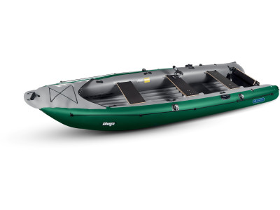 Inflatable fishing boat ALFONSO dark green
