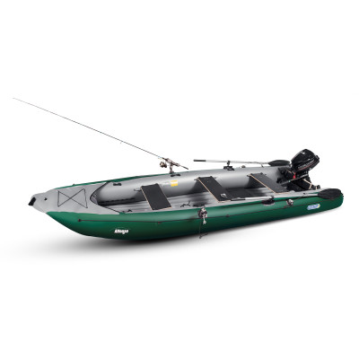 Inflatable fishing boat ALFONSO dark green 2