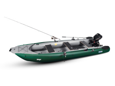 Inflatable fishing boat ALFONSO dark green