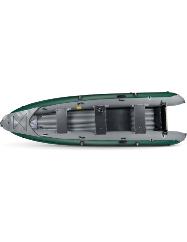 Inflatable fishing boat ALFONSO dark green