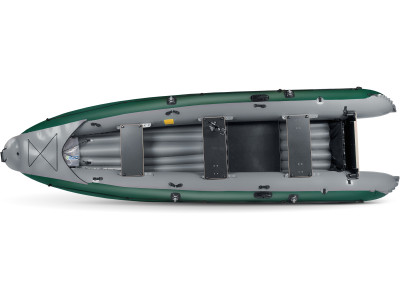 Inflatable fishing boat ALFONSO dark green
