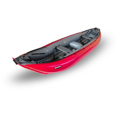 Inflatable canoe BARAKA red