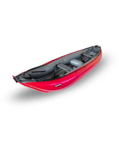 Inflatable canoe BARAKA red