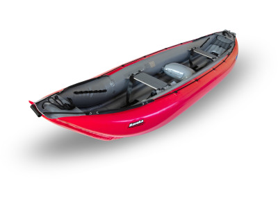 Inflatable canoe BARAKA red