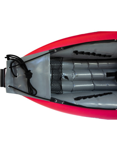 Inflatable canoe BARAKA red