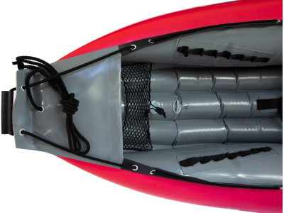 Inflatable canoe BARAKA red