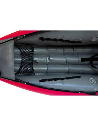 Inflatable canoe BARAKA red