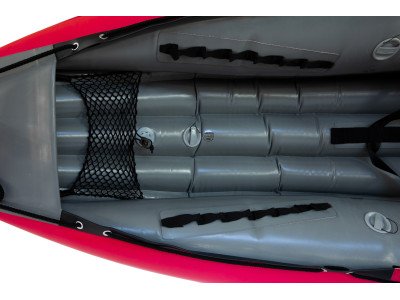 Inflatable canoe BARAKA red