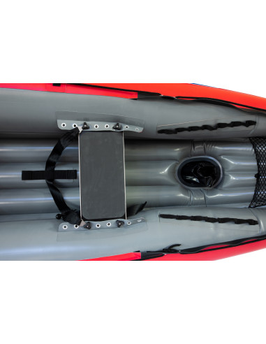Inflatable canoe BARAKA red