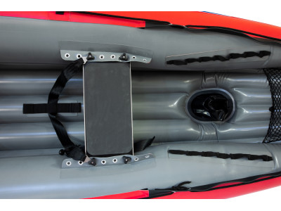 Inflatable canoe BARAKA red