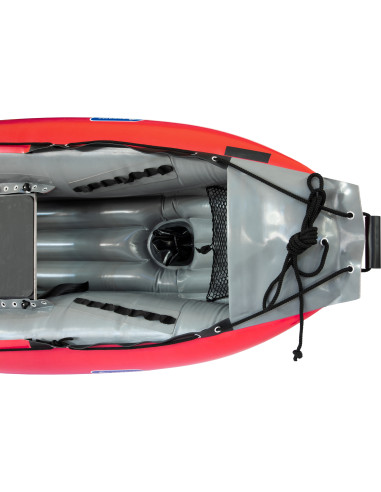 Inflatable canoe BARAKA red