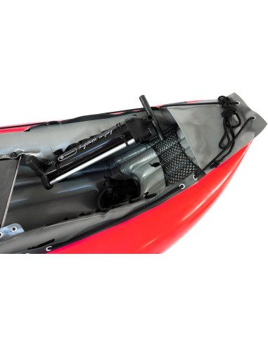 Inflatable canoe BARAKA red
