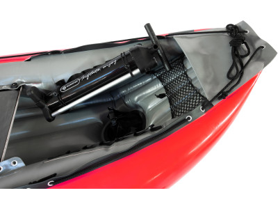 Inflatable canoe BARAKA red