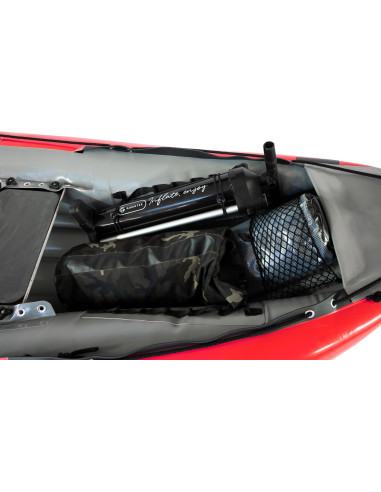 Inflatable canoe BARAKA red