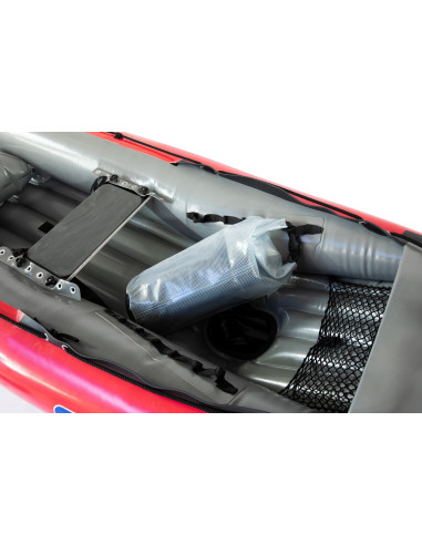 Inflatable canoe BARAKA red