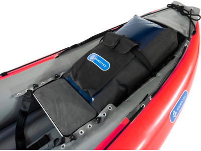 Inflatable canoe BARAKA red