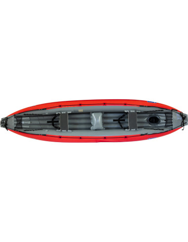 Inflatable canoe BARAKA red