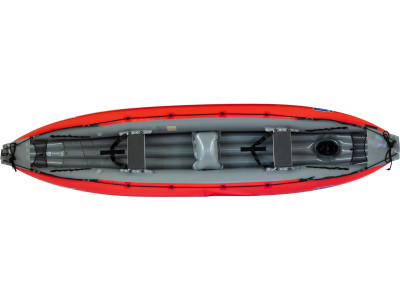Inflatable canoe BARAKA red