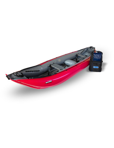 Inflatable canoe BARAKA red