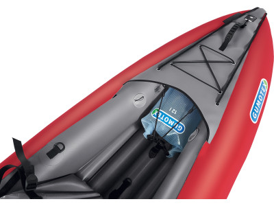 Inflatable kayak SOLAR 019 red