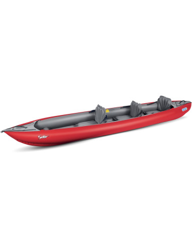 Inflatable kayak SOLAR 019 red