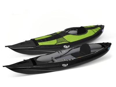 Inflatable kayak RUSH 1 black