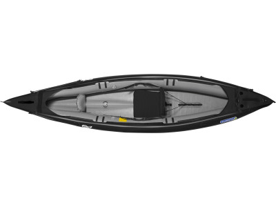 Inflatable kayak RUSH 1 black