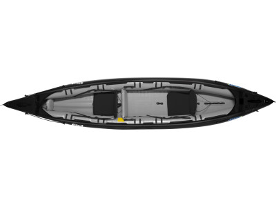 Inflatable kayak RUSH 2 black