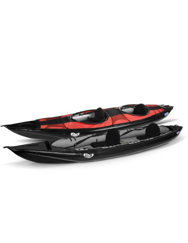 Inflatable kayak RUSH 2 black