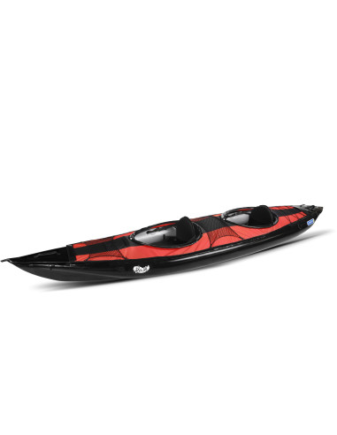 Inflatable kayak RUSH 2 black