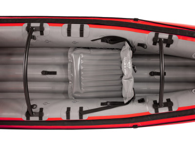 Inflatable kayak SEAWAVE SET red