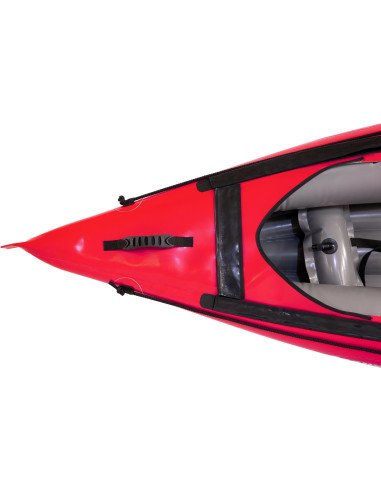 Inflatable kayak SEAWAVE SET red