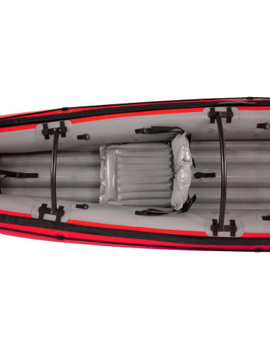 Inflatable kayak SEAWAVE SET red