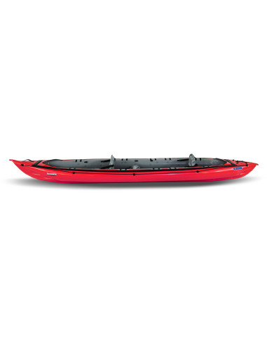 Inflatable kayak SEAWAVE SET red