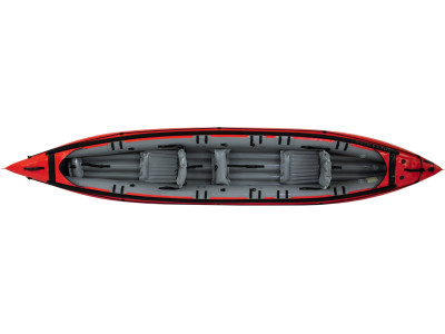 Inflatable kayak SEAWAVE SET red
