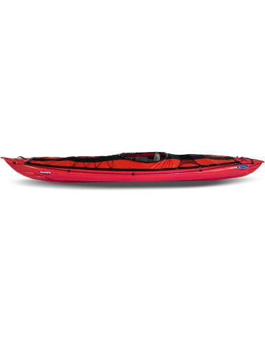 Inflatable kayak SEAWAVE SET red