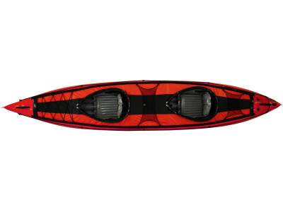 Inflatable kayak SEAWAVE SET red