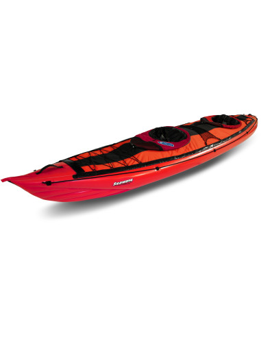 Inflatable kayak SEAWAVE red