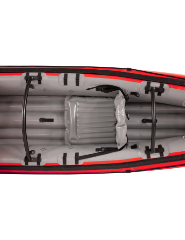 Inflatable kayak SEAWAVE red